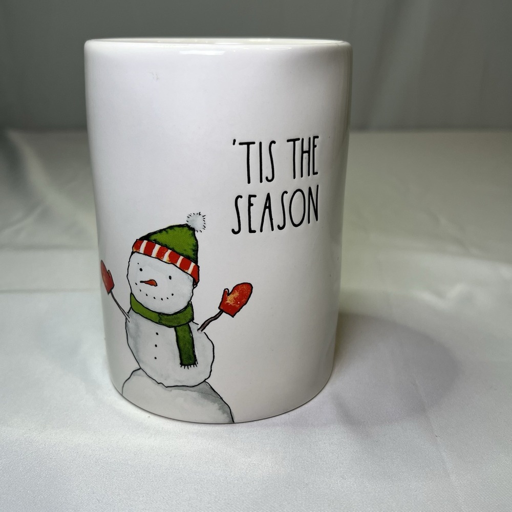 BRAND NEW RAE DUNN CHRISTMAS 'TIS THE SEASON WINTER FROST 13.2 OZ SCENTED CANDLE